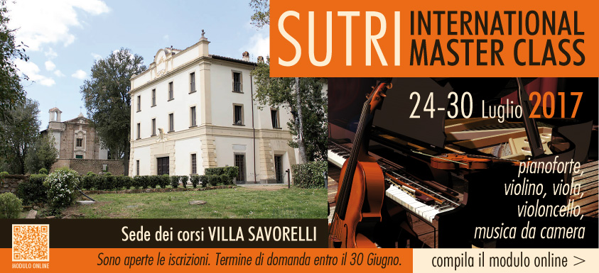 SUTRI INTERNATIONAL FESTIVAL 2017